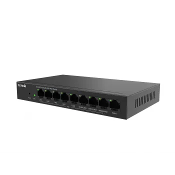 Laidinis maršrutizatorius Tenda G0-8G-PoE Gigabit Ethernet juodas