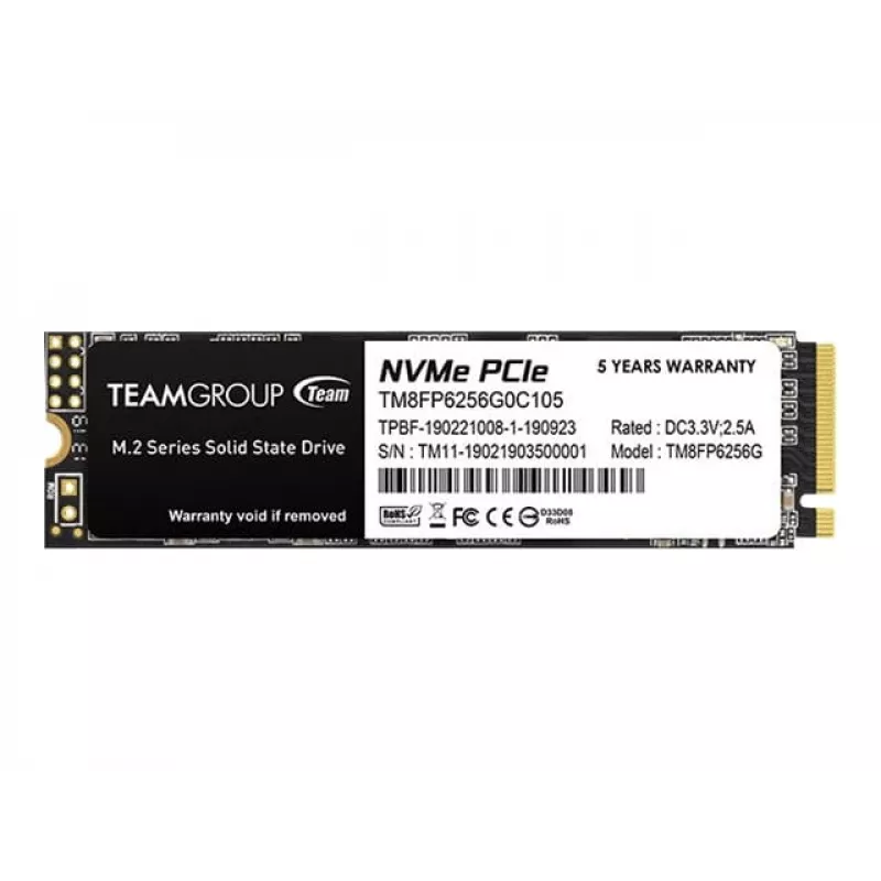 Team Group MP33 SSD 256 GB vidinis M.2 2280 PCIe 3.0 x4 (NVMe)