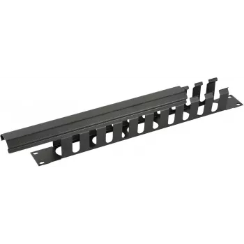 Lanview 1U 48,30 cm (19 inch) stumdomas kabelių dangtis RAO400BL