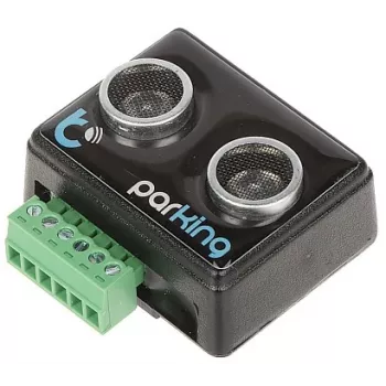 bleBox parkingSensor — juodas garažo parkavimo jutiklis su RGB LED indikatoriumi