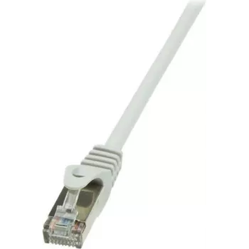 Tinklo kabelis LogiLink CP2012S RJ-45 Cat6 0,25 m Pilka