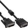 InLine DVI-A laidas 12+5 vyriškas / 15 kaiščių HD VGA vyriškas 2m