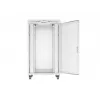 Stovimas 19 inch serverio spintos korpusas 27U 800x1000 mm pilkas perforuotomis durimis su LCD ekranu LANBERG (plokščioje pakuotėje)