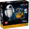 LEGO Disney Pixar 43279 WALL-E ir EVE statybinis konstruktorius, 811 detalių, 18+