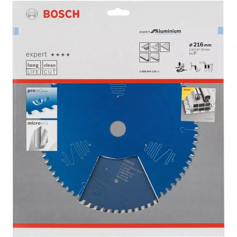 Pjūklo diskas Bosch 2 608 644 110 216 mm 30 mm skirta aliuminiui