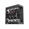 HAVN HS 420 VGPU PC korpusas, Midi-Tower, E-ATX, grūdintas stiklas, PCIe 5.0 keltuvinis kabelis - juodas