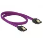 SATA kabelis DeLOCK 83691 0,5 m SATA 7-pin Violetinis