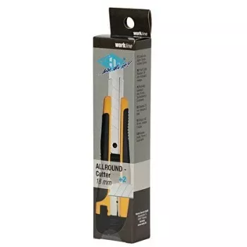 Kanceliarinis peilis WEDO 78 618 – snap-off ašmenys, 40 mm pjovimo plotis, plieninis korpusas, 170 mm ilgis