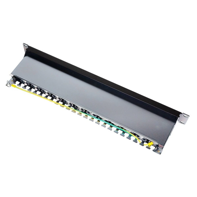 Logilink TUO-NP0048 Juoda – 24 prievadų RJ-45 skirstomoji plokštė, 1U