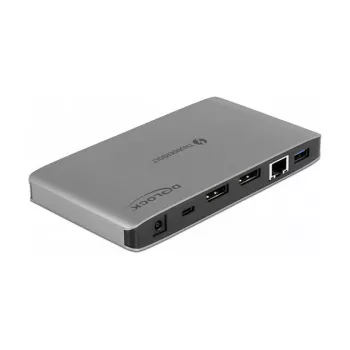 Docking stotelė DeLOCK Thunderbolt 3 8K Dual DisplayPort USB LAN SD Audio PD 3.0