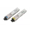 Extralink SFP 1.25G WDM modulių pora 1310/1550nm vienmodis 3km SC DOM HP/Aruba