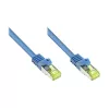 Tinklo kabelis Alcasa 8070R-010B RJ-45 Cat7 1 m Mėlynas