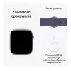 Apple Watch Series 11 GPS 46mm sidabrinis aliuminio korpusas su Purple Fog Sport apyranke M/L