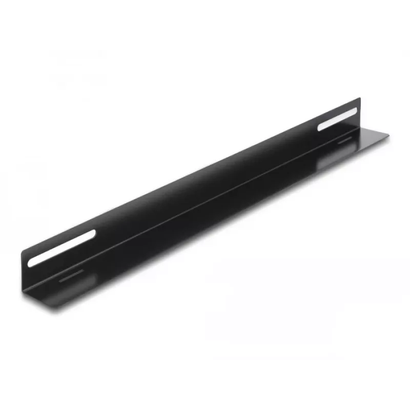 Montavimo kronšteinai DeLOCK 19 colių 450x40 mm 2 vnt. Juodi Metaliniai