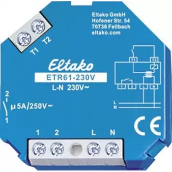 Eltako ETR61-230V žaliuzių/rolučių pavara, 230 V, 5 A, mėlyna/balta