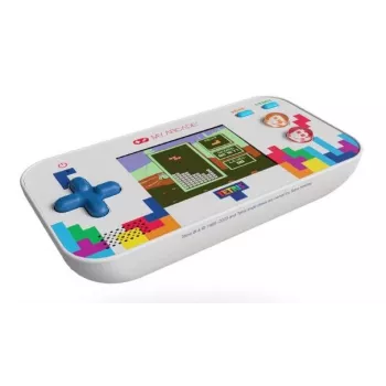 Nešiojama žaidimų konsolė My Arcade Tetris Gamer V su 2,5 colio (6,35 cm) ekranu, USB-C, AAA baterijomis, įvairiaspalvė