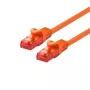 Tinklo kabelis LOGON UTP Cat6 1,5 m, RJ-45 – RJ-45, oranžinis