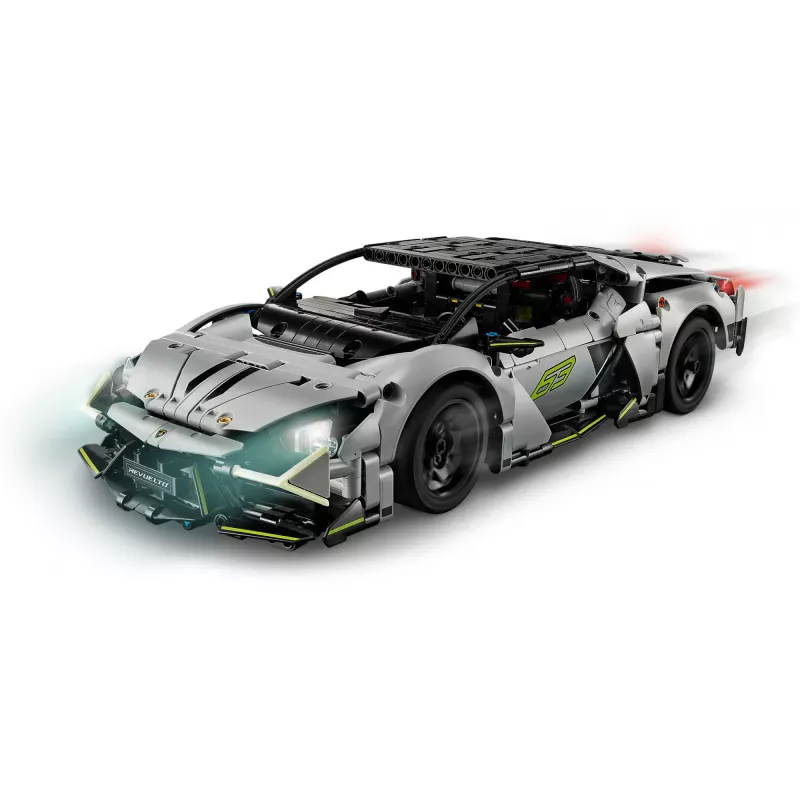 LEGO Technic Supercar Lamborghini Revuelto 42214 – 1:10 mastelio modelio rinkinys, 1135 dalių