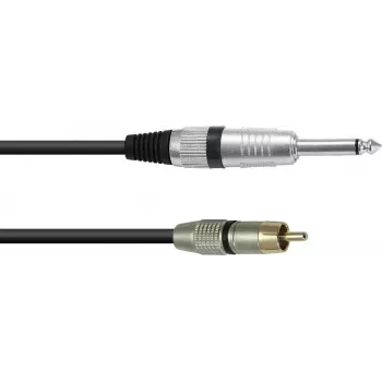OMNITRONIC adapteris RCA / jack 0,9 m juodas (30225118)