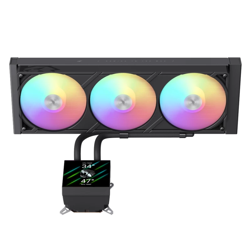 Gamemax CPU skysčio aušintuvas | GLACIER 360 LCD BK | Intel, AMD