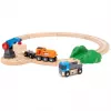 Brio World Krovininio Traukinio Pradžios Rinkinys su Kranu