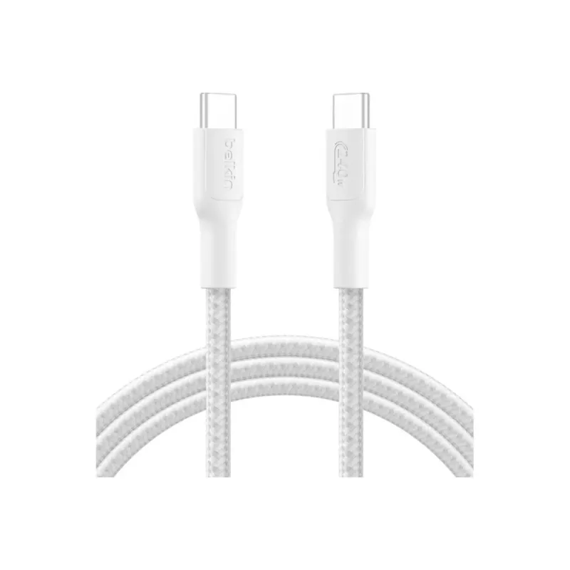USB-C laidas Belkin BoostCharge Pro 2 m, USB-C, baltas, 240 W