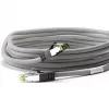 Goobay CAT 8.1 jungiamasis kabelis, S/FTP (PiMF), pilkas, 0,5 m - LSZH halogenų neturintis, varinis AWG 24 (55135)