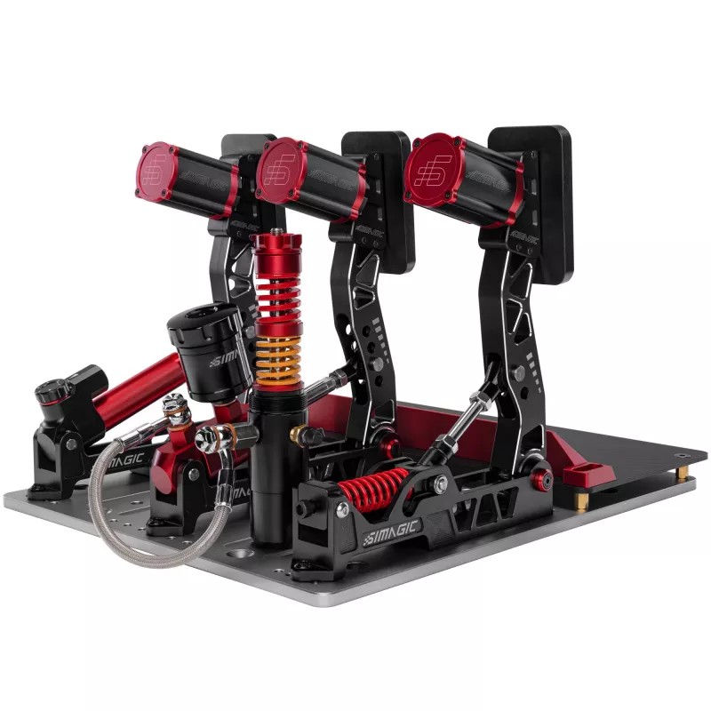 Simagic haptic pedalai P-HPR suderinami su Reactor P1000 P1000i P2000 S433