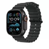 Apple Watch Ocean Band, laikrodžio dirželis, skirtas Watch Ultra 49 mm, juodas / titano juodas (vienas dydis)