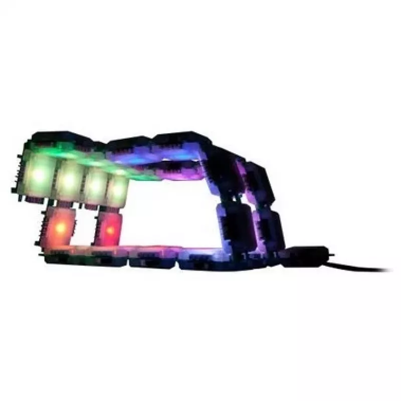 ALLNET BrickRknowledge 7 spalvų LED rinkinys Mėlyna Žalia Oranžinė Raudona Šilta balta Geltona