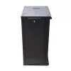Sieninis stovas Extralink 18U 600x600 juodas su spynos raktu