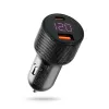 Automobilinis įkroviklis everActive CC-50Q QC3.0 75W su Quick Charge 3.0 palaikymu ir USB prievadais