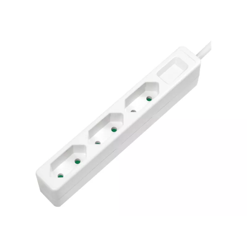 Power Extension LogiLink LPS229 1,5 m 3 AC lizdai vidaus patalpoms balta