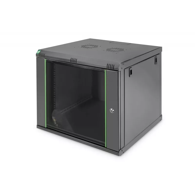 Sieninis tinklo spintos stovas Digitus DN-19 09-U-EC-SW 9U 600x505x450 mm juodas