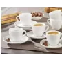 Esmeyer espresso puodelių rinkinys 6 vnt., modelis 433-214, porcelianiniai demitasse puodeliai espreso kavai