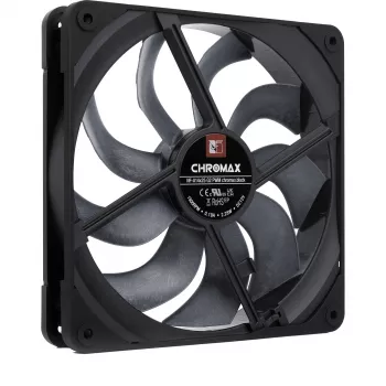 Noctua NF-A14x25 G2 PWM chromax.black 140mm korpuso ventiliatorius
