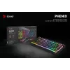 Belaidė mechaninė klaviatūra Savio SAVGK-PHENIX YELLOW PUDDING, Gateron Yellow Pro, 75 %, geltona, USB
