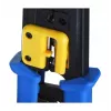 Krimpavimo įrankis Alantec NI040 RJ-45 jungtims, plieninė konstrukcija, plastikinės rankenos, juodas/mėlynas