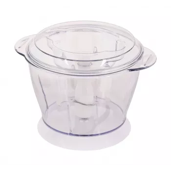 Elektrinis smulkintuvas CLATRONIC MZ 3579 — 250 W, 1 L, nerūdijančio plieno peiliai, ledo smulkinimas, baltas