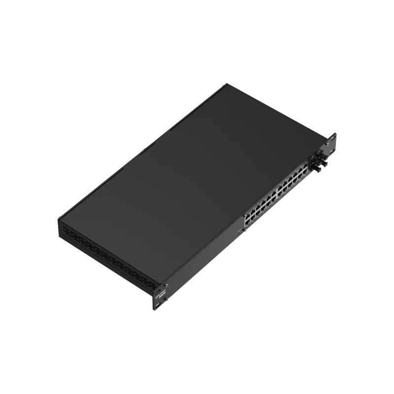 Valdomas Ethernet komutatorius TELTONIKA SWM281 — 24 RJ45 prievadai, 4 SFP lizdai