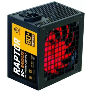 Maitinimo blokas REBELTEC RAPTOR 600W BRONZE 80+, vienguba linija, DC-DC