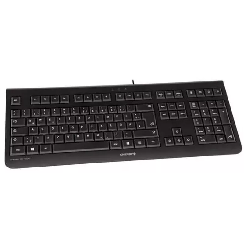 CHERRY KC 1000 klaviatūra Home USB Swiss Black