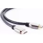 HDMI kabelis ShiverPeaks 10-41025 1 m, metalinis jungtis, 10K palaikymas, juodas