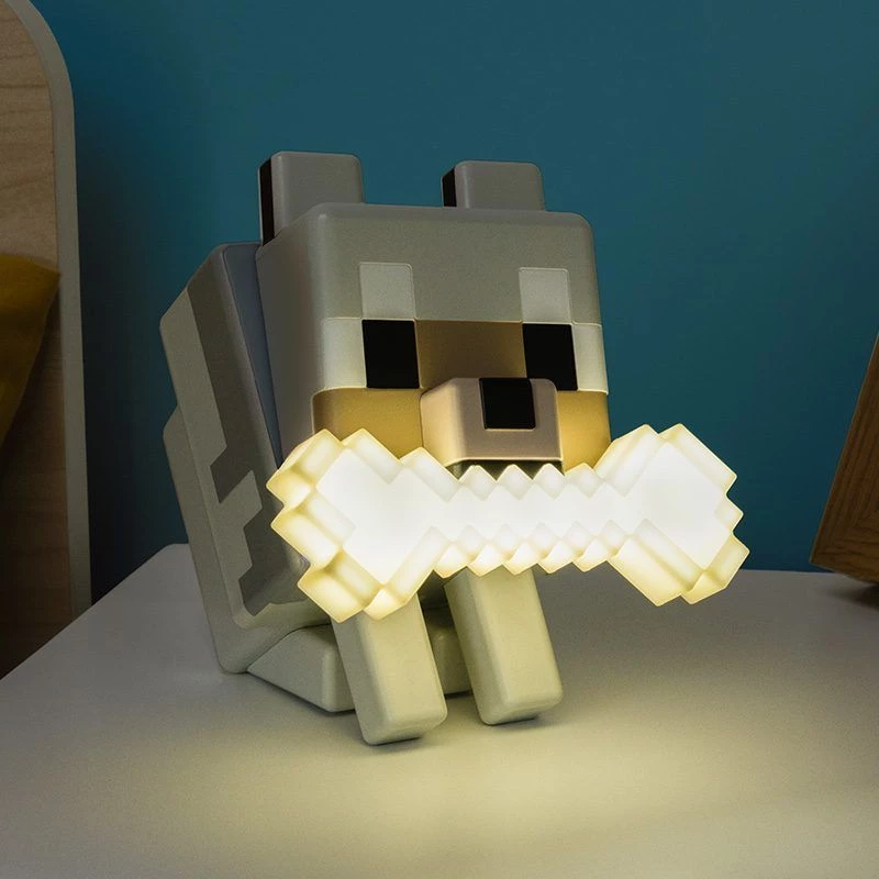Paladone Minecraft Wolf GloBuddies šviesa