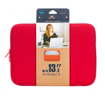 Neopreninis dėklas nešiojamam kompiuteriui Rivacase 5123 33,8 cm (13,3 colio) Raudonas
