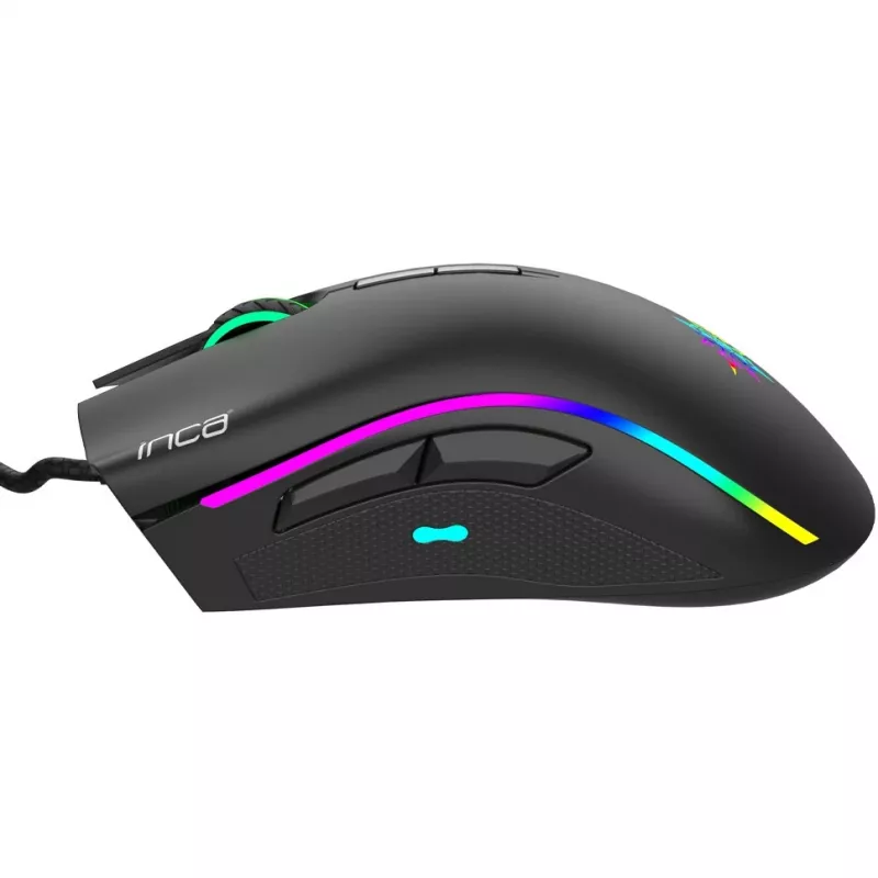 INCA ANAHITA RGB MACRO KEYS PROFESSIONAL GAMING MOUSE (juoda)