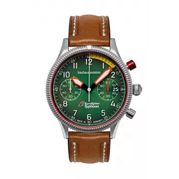 Rankinis laikrodis Bauhaus Aviation Eurofighter 25764 41 mm nerūdijančio plieno korpusas, analoginis ekranas