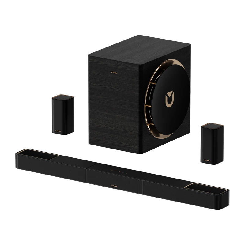Ultimea Skywave X70 garso juosta su 7.1.4 kanalais, Dolby Atmos ir 10 inch belaidžiu žemų dažnių garsiakalbiu (modelis U442A)