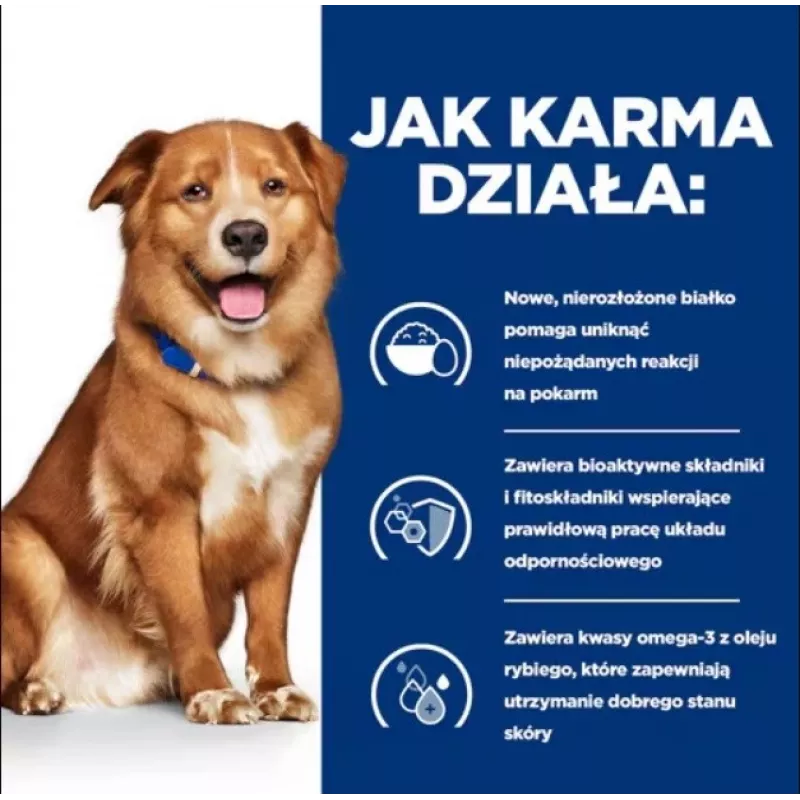 HILL'S Prescription Diet Derm Complete - sausas šunų ėdalas - 1,5 kg