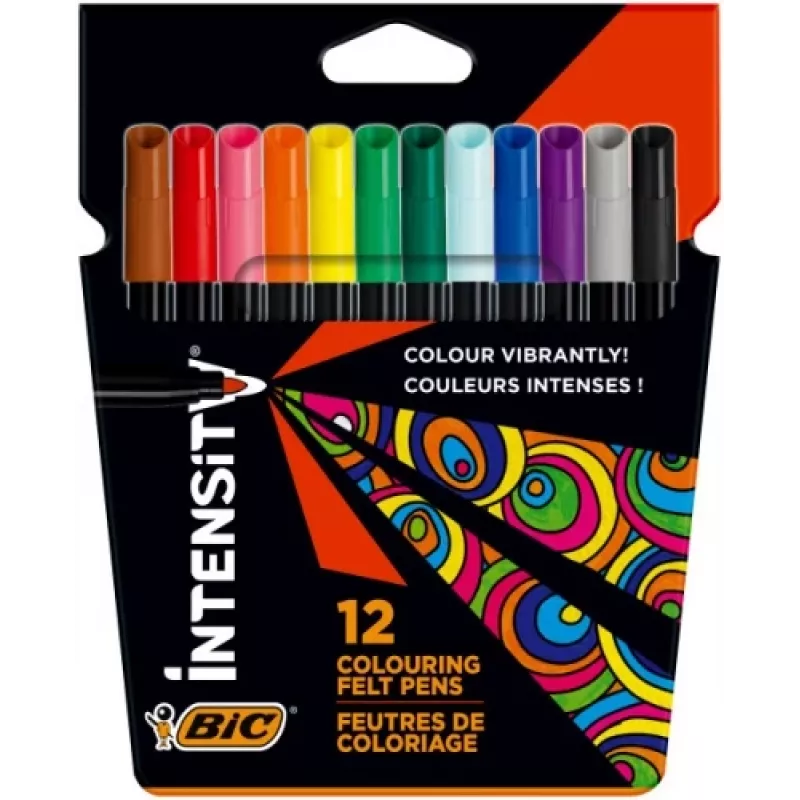 Flomasteriai BIC Intensity Up, dėžutė 12 vnt., 978004